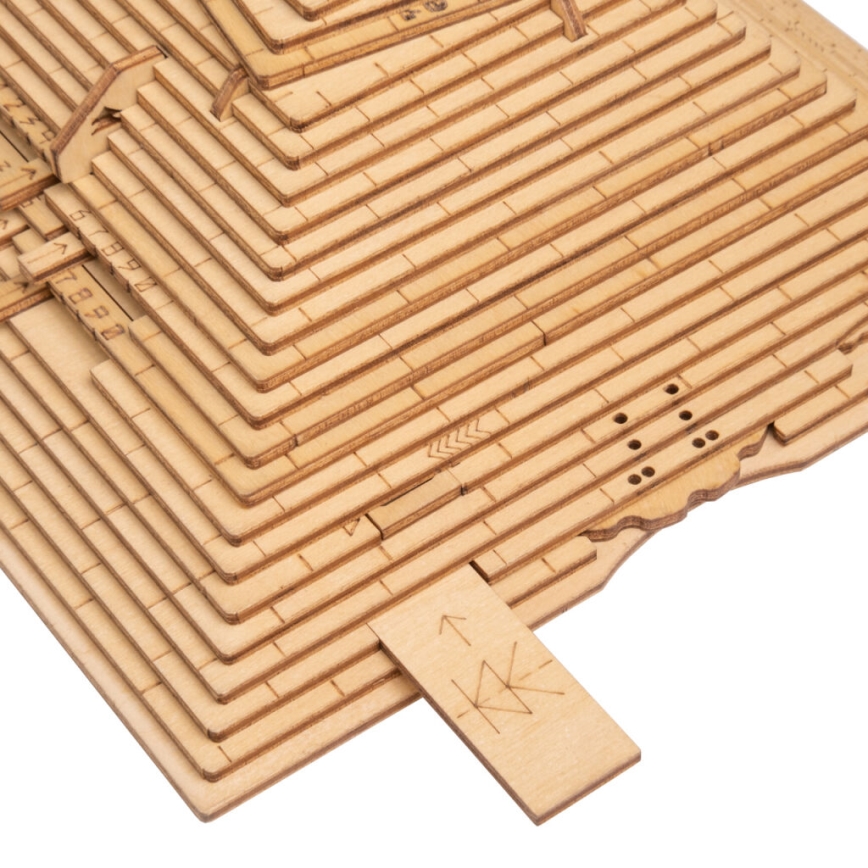 EscapeWelt - Drewniane puzzle Piramida