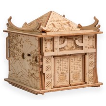 EscapeWelt - Drewniane puzzle Smoczy dom