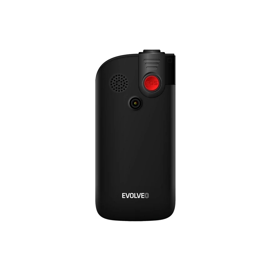 Evolveo - EasyPhone FL, telefon komórkowy dla seniorów, czarny