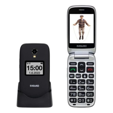 Evolveo - EasyPhone FS składany telefon komórkowy dla seniorów 2.8