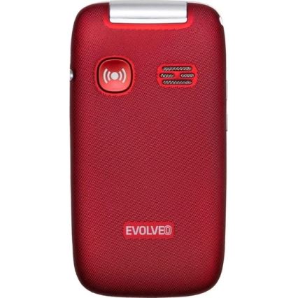 Evolveo - EasyPhone FS składany telefon komórkowy dla seniorów 2.8 czerwony