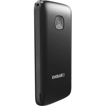 Evolveo - EasyPhone ID czarny telefon komórkowy dla seniorów