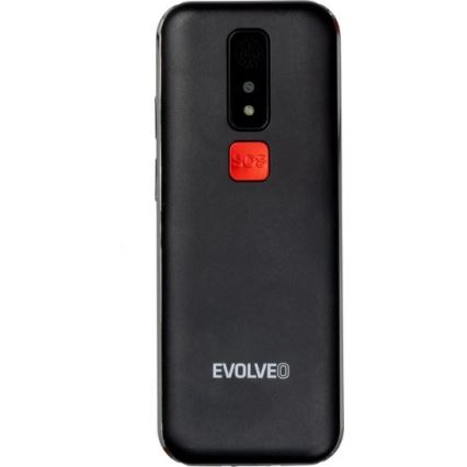 Evolveo - EasyPhone LT, 4G telefon komórkowy dla seniorów, czarny