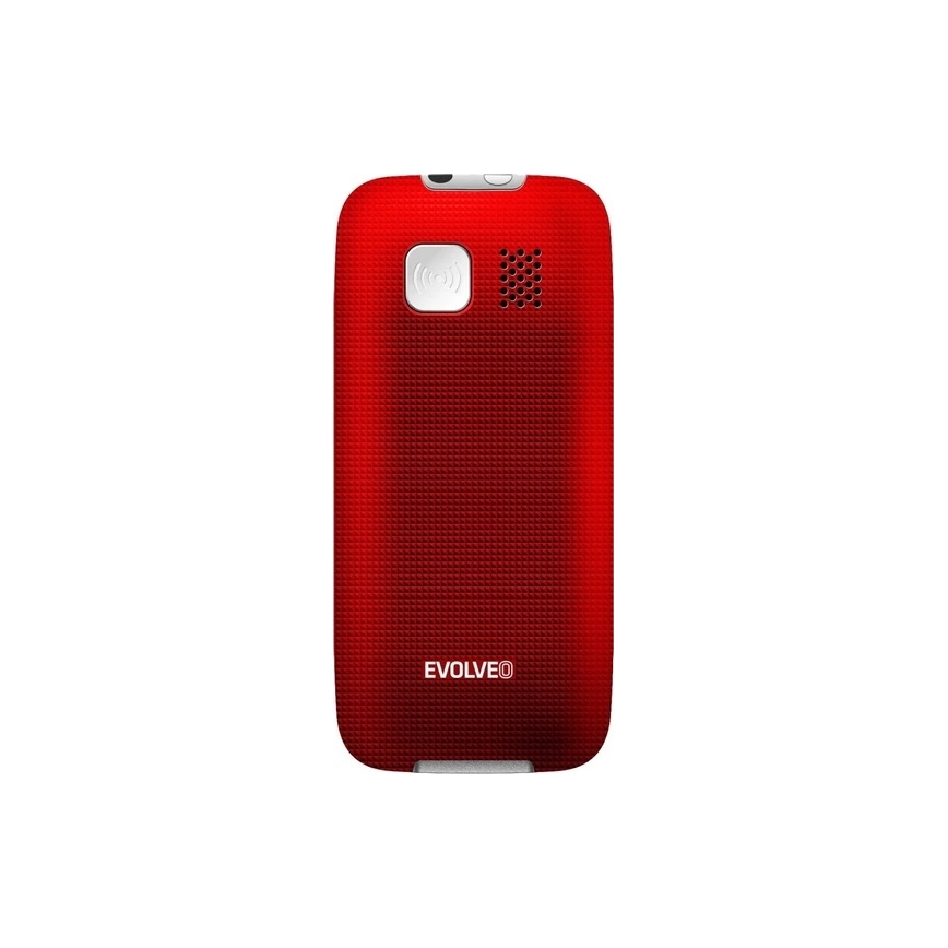 Evolveo - EasyPhone telefon komórkowy dla seniorów, czerwony