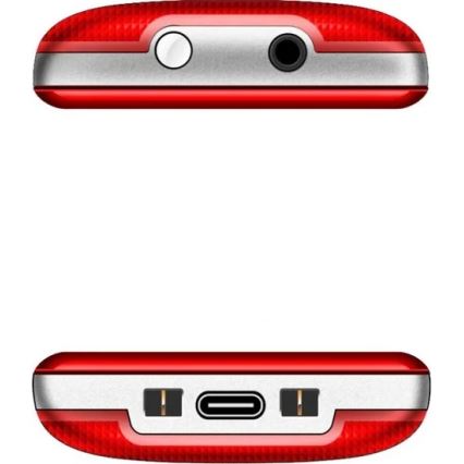 Evolveo - EasyPhone telefon komórkowy dla seniorów, czerwony