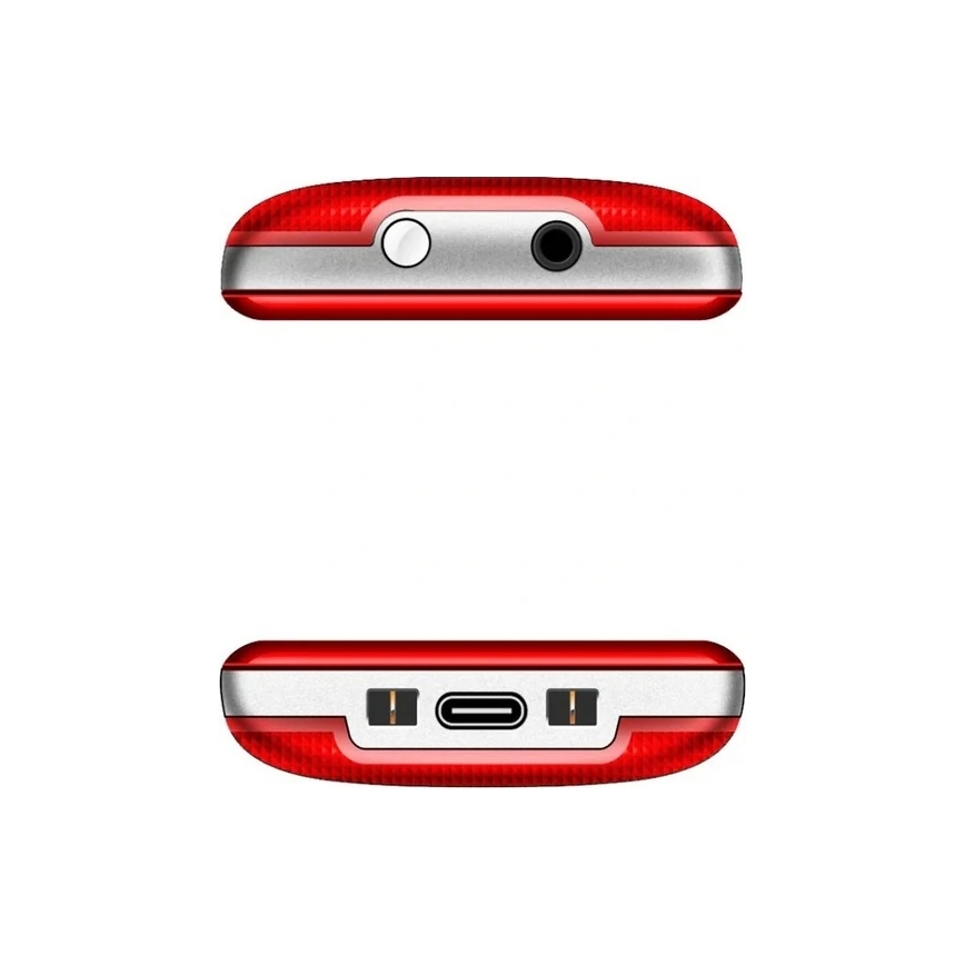 Evolveo - EasyPhone telefon komórkowy dla seniorów, czerwony