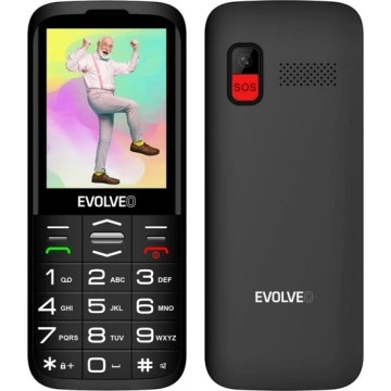 Evolveo - EasyPhone XO, telefon komórkowy dla seniorów, czarny