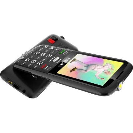 Evolveo - EasyPhone XO, telefon komórkowy dla seniorów, czarny