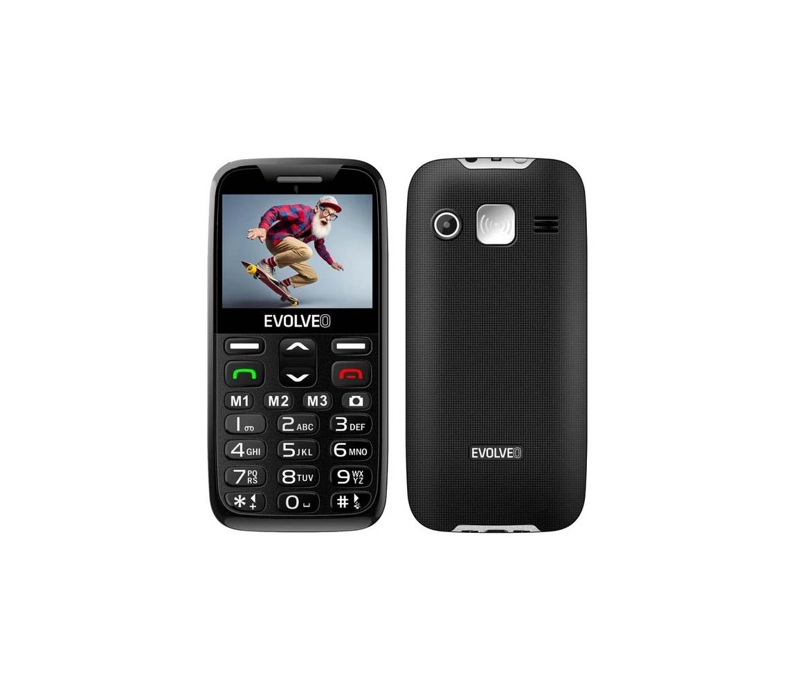 Evolveo - EasyPhone XR 2G telefon komórkowy dla seniorów, czarny