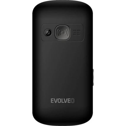 Evolveo - EasyPhone XS, telefon komórkowy dla seniorów, czarny