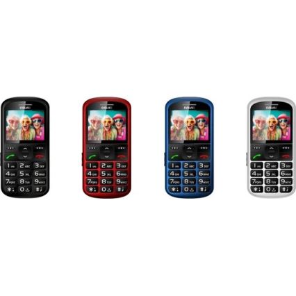 Evolveo - EasyPhone XS, telefon komórkowy dla seniorów, czarny