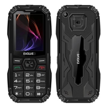 Evolveo - MaxPhone A1 telefon Dual SIM z przyciskami, czarny