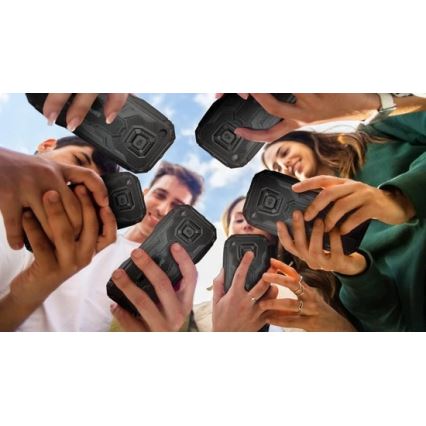 Evolveo - MaxPhone A1 telefon Dual SIM z przyciskami, czarny