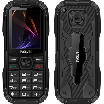 Evolveo - MaxPhone A1, telefon z przyciskami Dual SIM, czarny