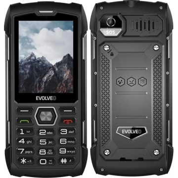Evolveo - StrongPhone H1, wodoodporny Dual SIM telefon, czarno-  szary