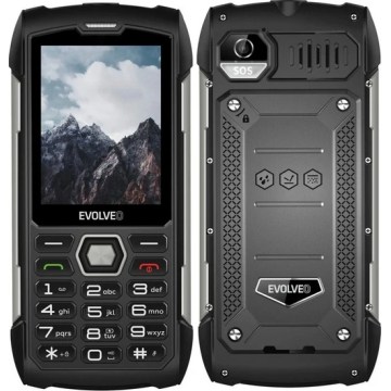 Evolveo - StrongPhone H1, wodoodporny telefon Dual SIM, czarno-srebrny