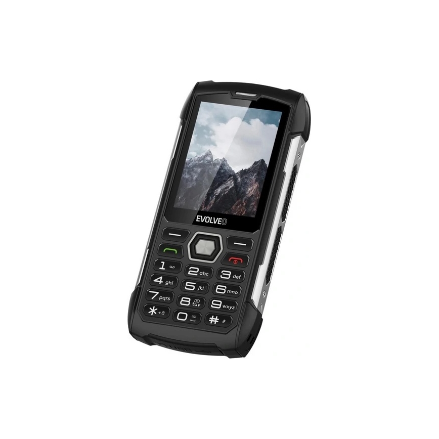Evolveo - StrongPhone H1, wodoodporny telefon Dual SIM, czarno-srebrny