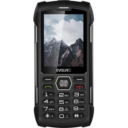 Evolveo - StrongPhone H1, wodoodporny Dual SIM telefon, czarno-  szary
