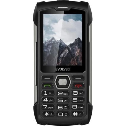 Evolveo - StrongPhone H1, wodoodporny telefon Dual SIM czarny/srebrny