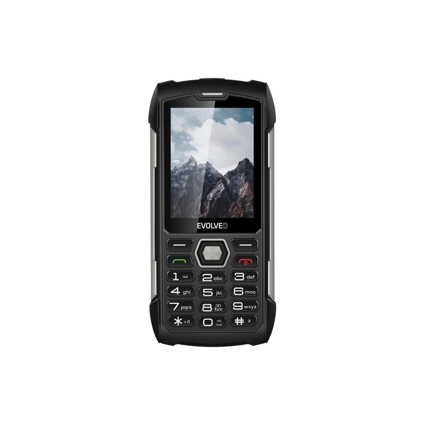 Evolveo - StrongPhone H1, wodoodporny telefon Dual SIM czarny/srebrny