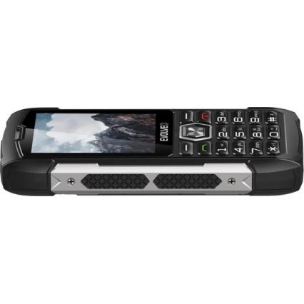 Evolveo - StrongPhone H1, wodoodporny telefon Dual SIM czarny/srebrny