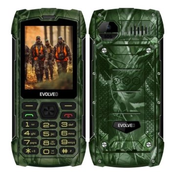Evolveo - StrongPhone H1 wodoodporny telefon Dual SIM, kamuflaż myśliwski