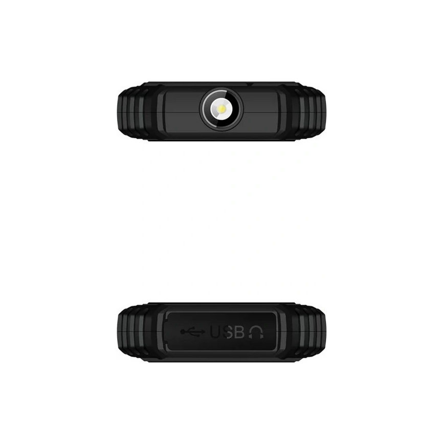 Evolveo - StrongPhone Q1, wodoodporny telefon Dual SIM, czarno-pomarańczowy