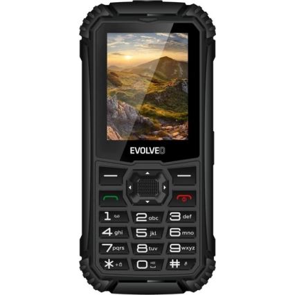 Evolveo - StrongPhone Q1, wodoodporny telefon Dual SIM, czarny