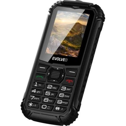 Evolveo - StrongPhone Q1, wodoodporny telefon Dual SIM, czarny