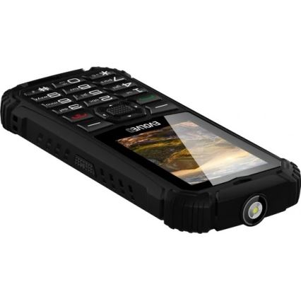 Evolveo - StrongPhone Q1, wodoodporny telefon Dual SIM, czarny