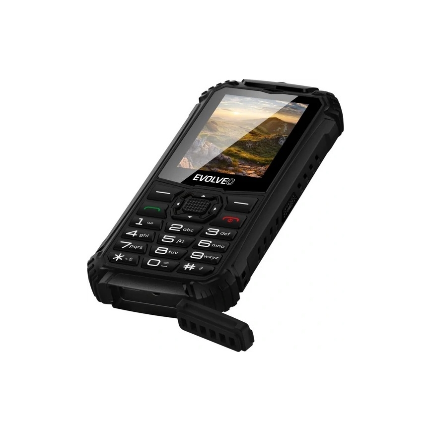 Evolveo - StrongPhone Q1, wodoodporny telefon Dual SIM, czarny