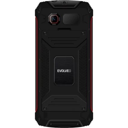 Evolveo - StrongPhone W4 wodoodporny telefon Dual SIM czarny/czerwony