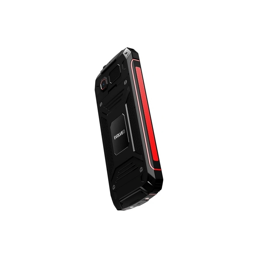 Evolveo - StrongPhone W4 wodoodporny telefon Dual SIM czarny/czerwony