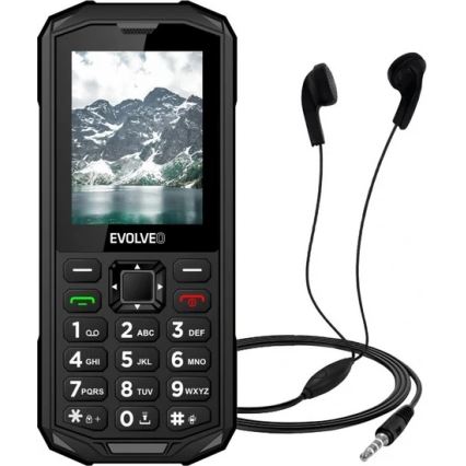 Evolveo - StrongPhone X5 wodoodporny telefon Dual SIM czarny/szary