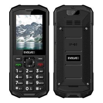 Evolveo - StrongPhone X5, wodoszczelny telefon Dual SIM czarny/szary