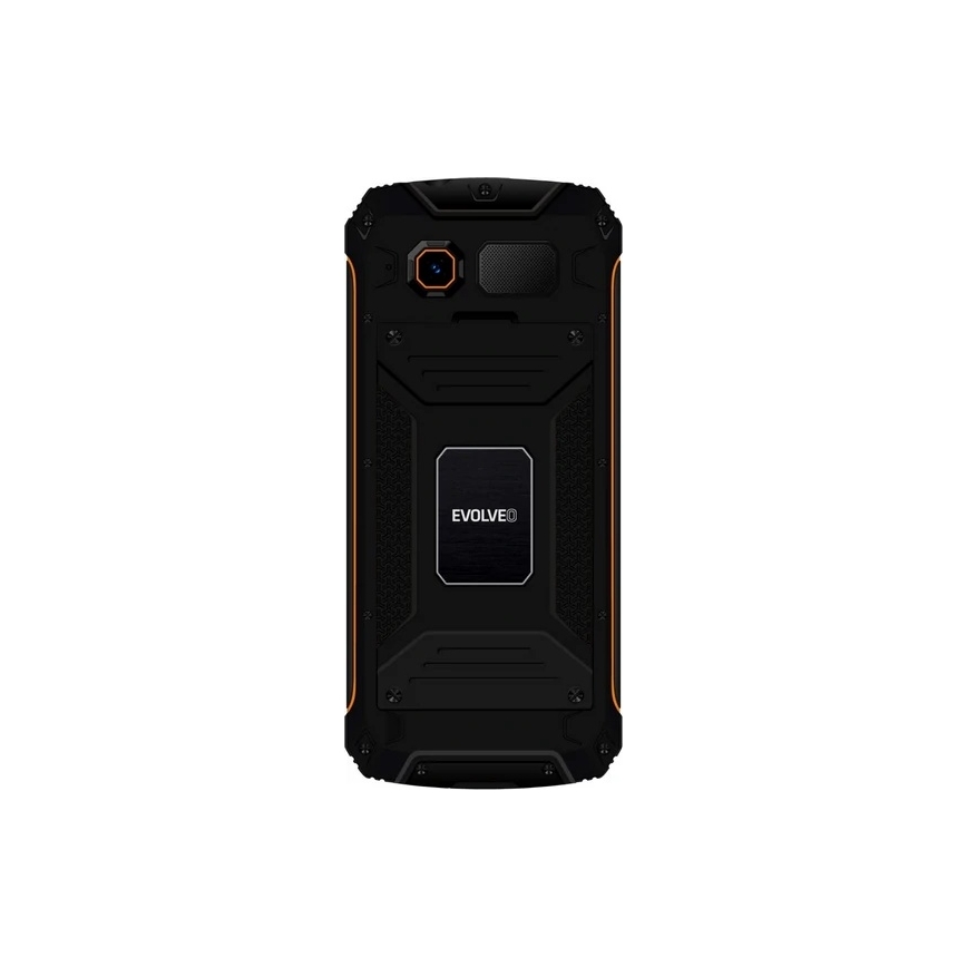 Evolveo - StrongPhone Z6 wodoodporny telefon Dual SIM czarny/pomarańczowy