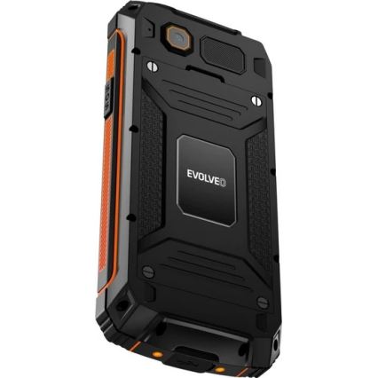 Evolveo - StrongPhone Z6 wodoodporny telefon Dual SIM czarny/pomarańczowy