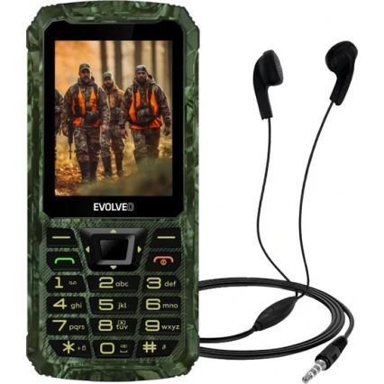 Evolveo - StrongPhone Z6 wodoodporny telefon Dual SIM w kamuflażu myśliwskim