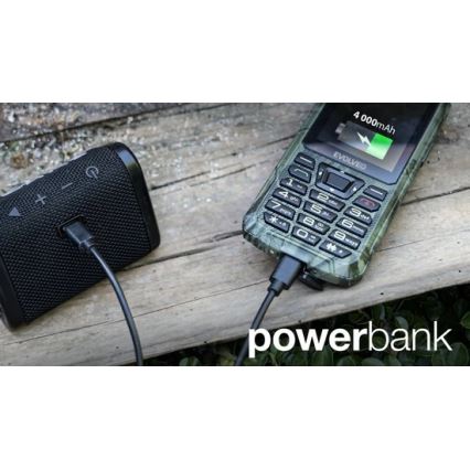 Evolveo - StrongPhone Z6 wodoodporny telefon Dual SIM w kamuflażu myśliwskim