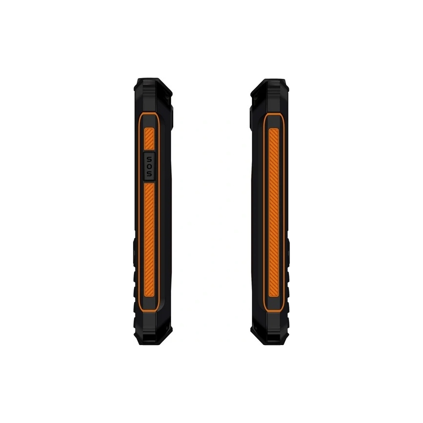 Evolveo - StrongPhone Z6, wodoszczelny telefon Dual SIM, czarny/pomarańczowy