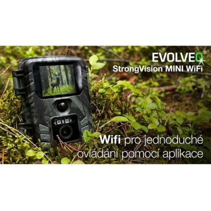 Evolveo - StrongVision MINI Wi-Fi, fotopułapka/kamera bezpieczeństwa z aplikacją