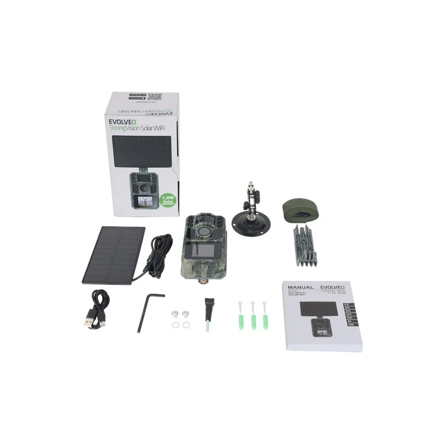Evolveo - StrongVision Solar Wi-Fi, fotopułapka z Wi-Fi i panelem solarnym