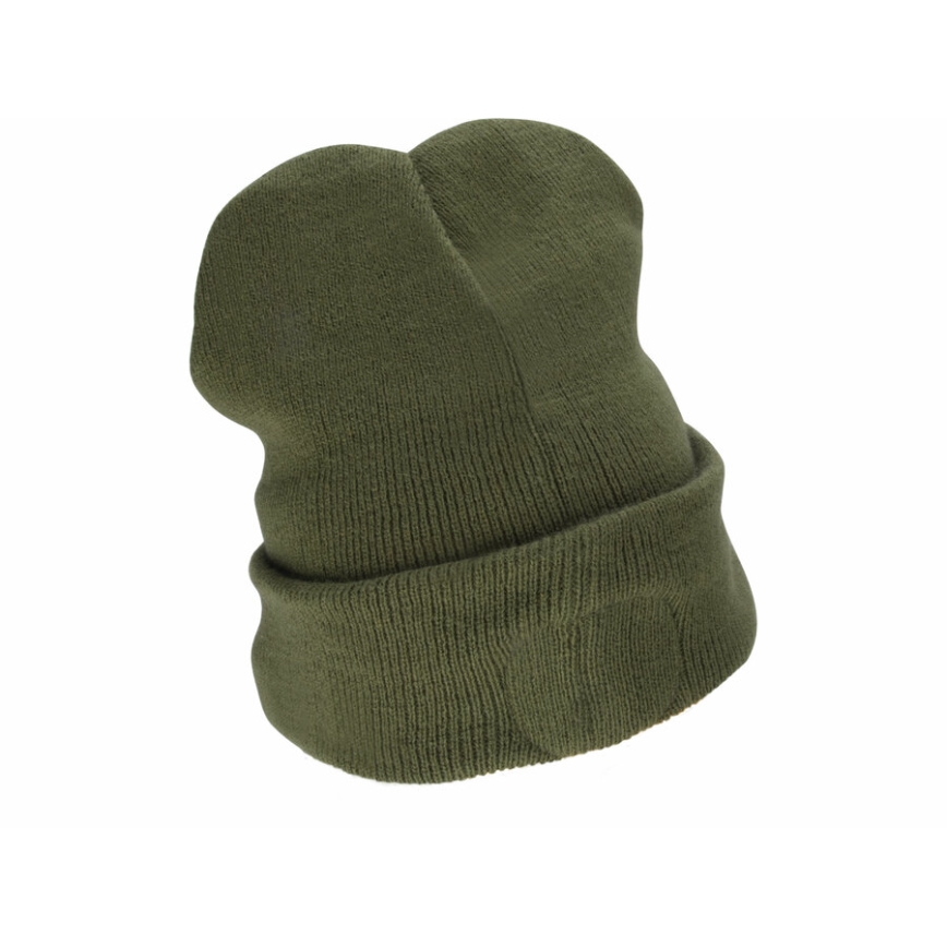 Extol - Czapka z czołówką, ładowanie przez USB, akumulator 300 mAh, neonowa pomarańczowo-zielona, rozmiar UNI