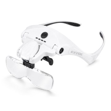 Extol - Ładowalne okulary z lupą i oświetleniem LED/300 mAh