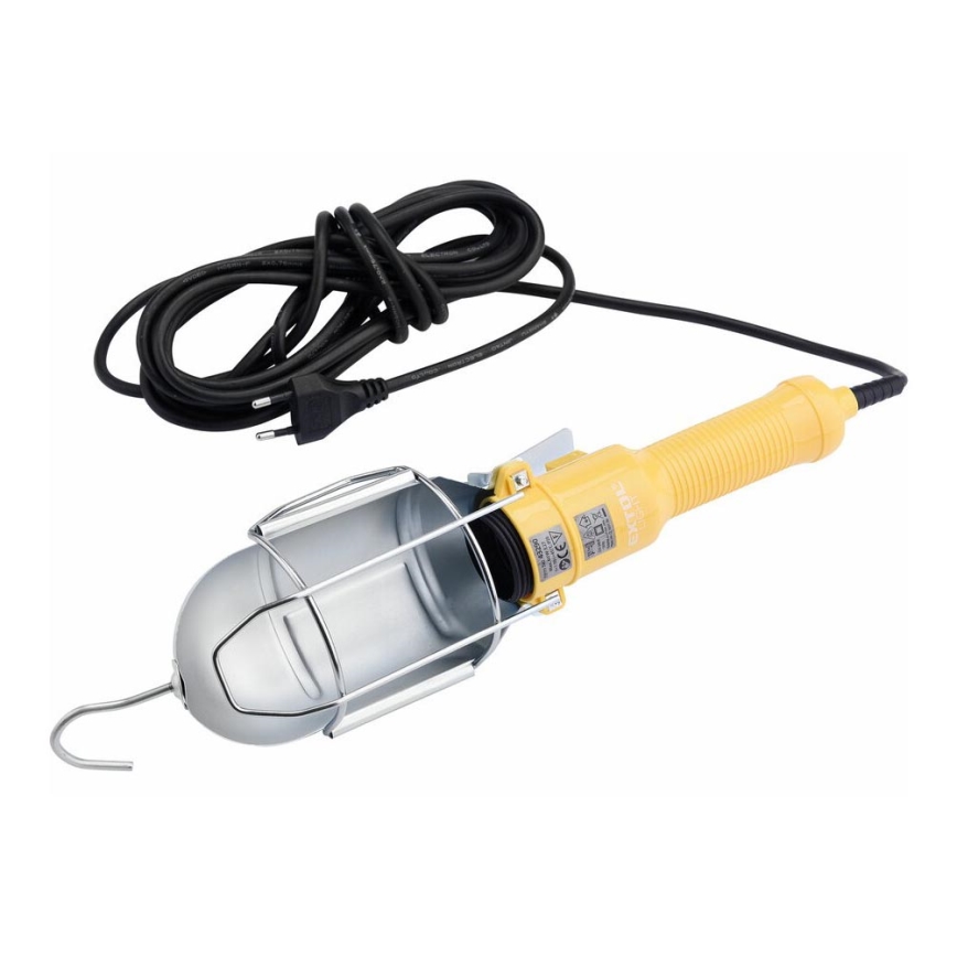 Extol - Lampa przenośna z zaciskiem 1xE27/60W/230V