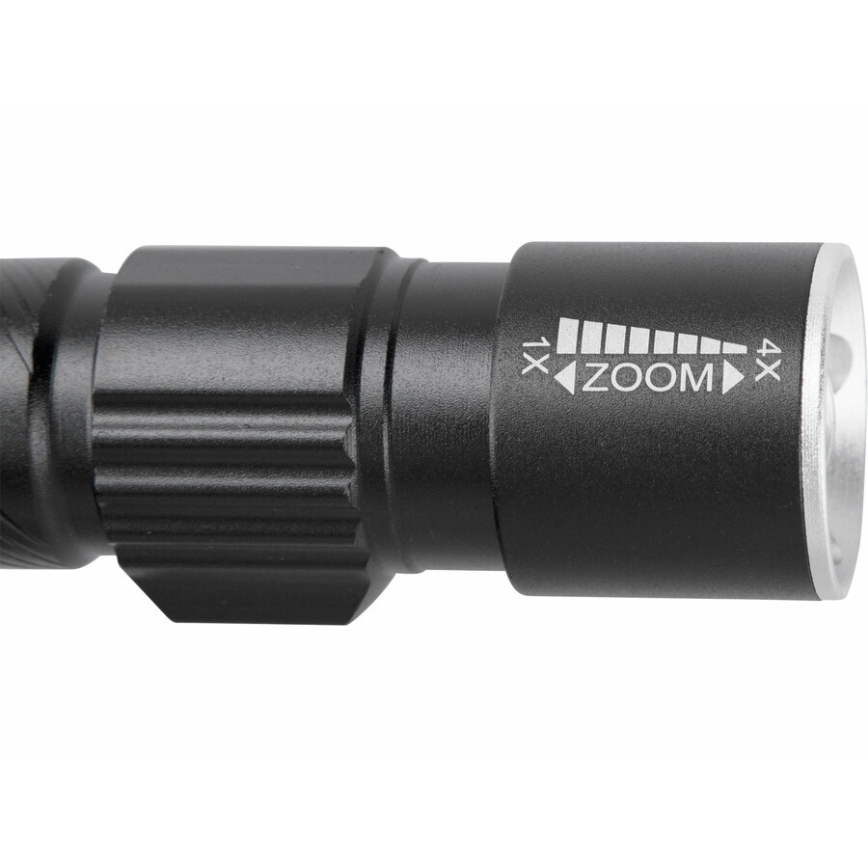 Extol - Latarka LED akumulatorowa LED/3W/450 mAh/3,7V czarna