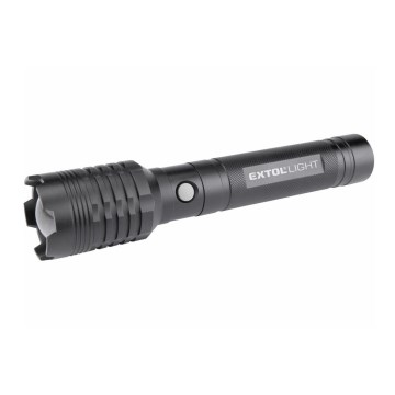 Extol - Latarka LED z powerbanką LED/60W/4000 mAh/5V 4000 lm czarna