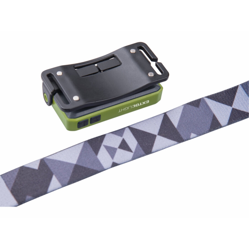 Extol - LED Czołówka LED/500 mAh/3,7V IPX4