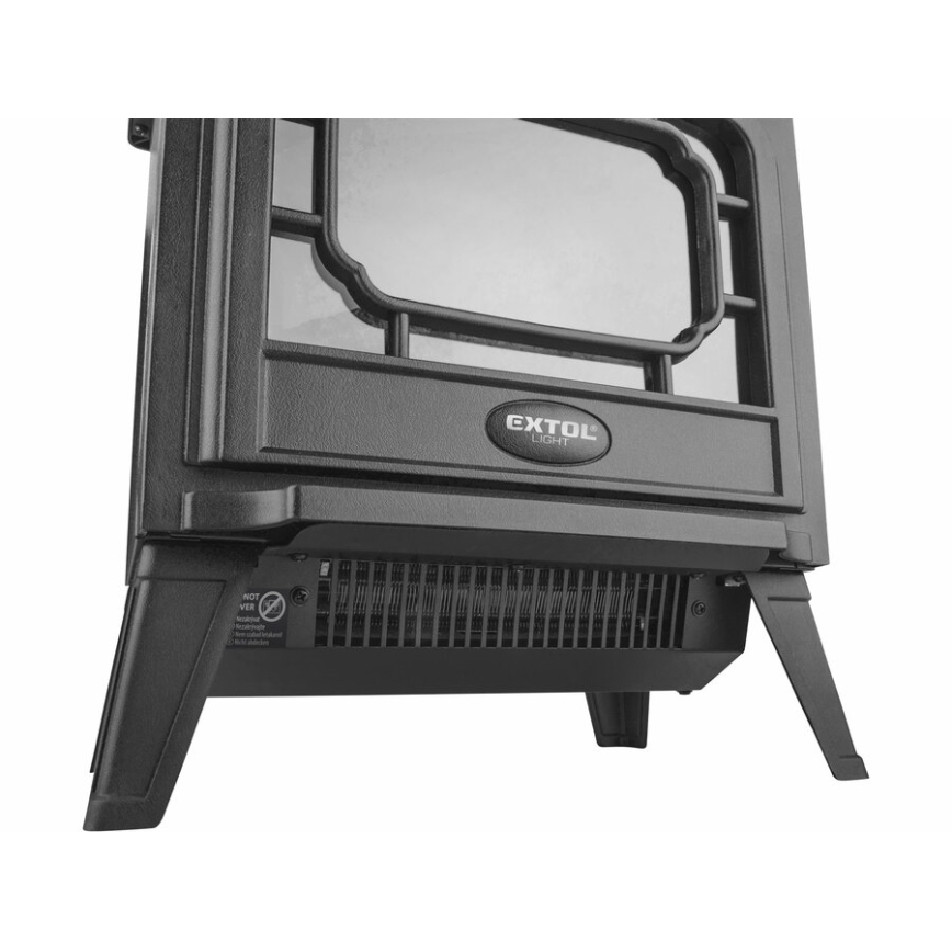 Extol - LED Kominek elektryczny z ogrzewaniem LED/1800W/230V 40,6x35,5 cm