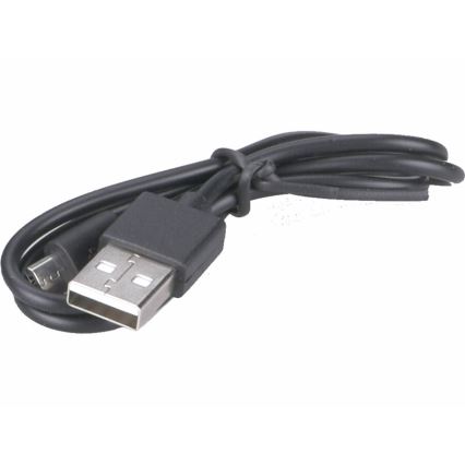 Extol - Ładowalna czołówka LED z czujnikiem i czerwonym światłem LED/3W/1200 mAh/3,7V pomarańczowo-czarna